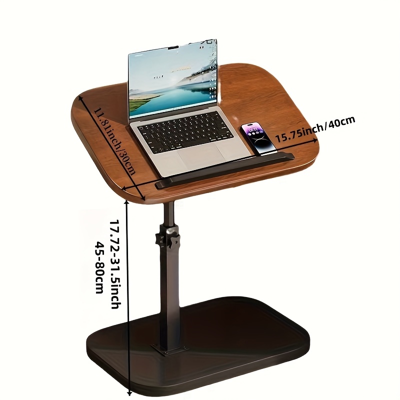 Black Walnut Swivel Laptop Des - Outdoor Furniture Wood 评论和价格