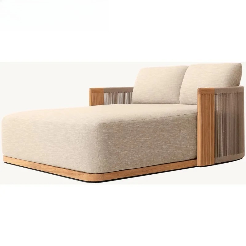 Patio Teak Chaise Lounge Daybe - Outdoor Daybed Furniture 评论和价格