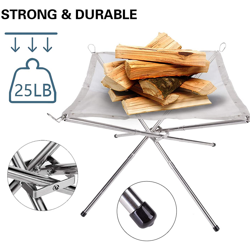 1pc Foldable Portable Steel Me - Outdoor Furniture Wood 评论和价格