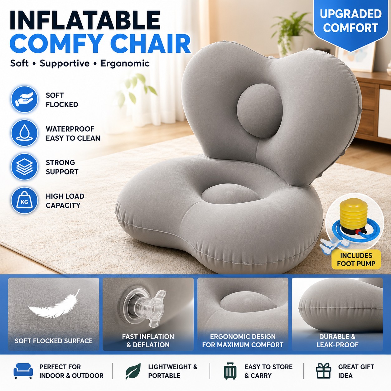 Luxury Inflatable Sofa—Extra-W - Outdoor Furniture Luxury 评论和价格