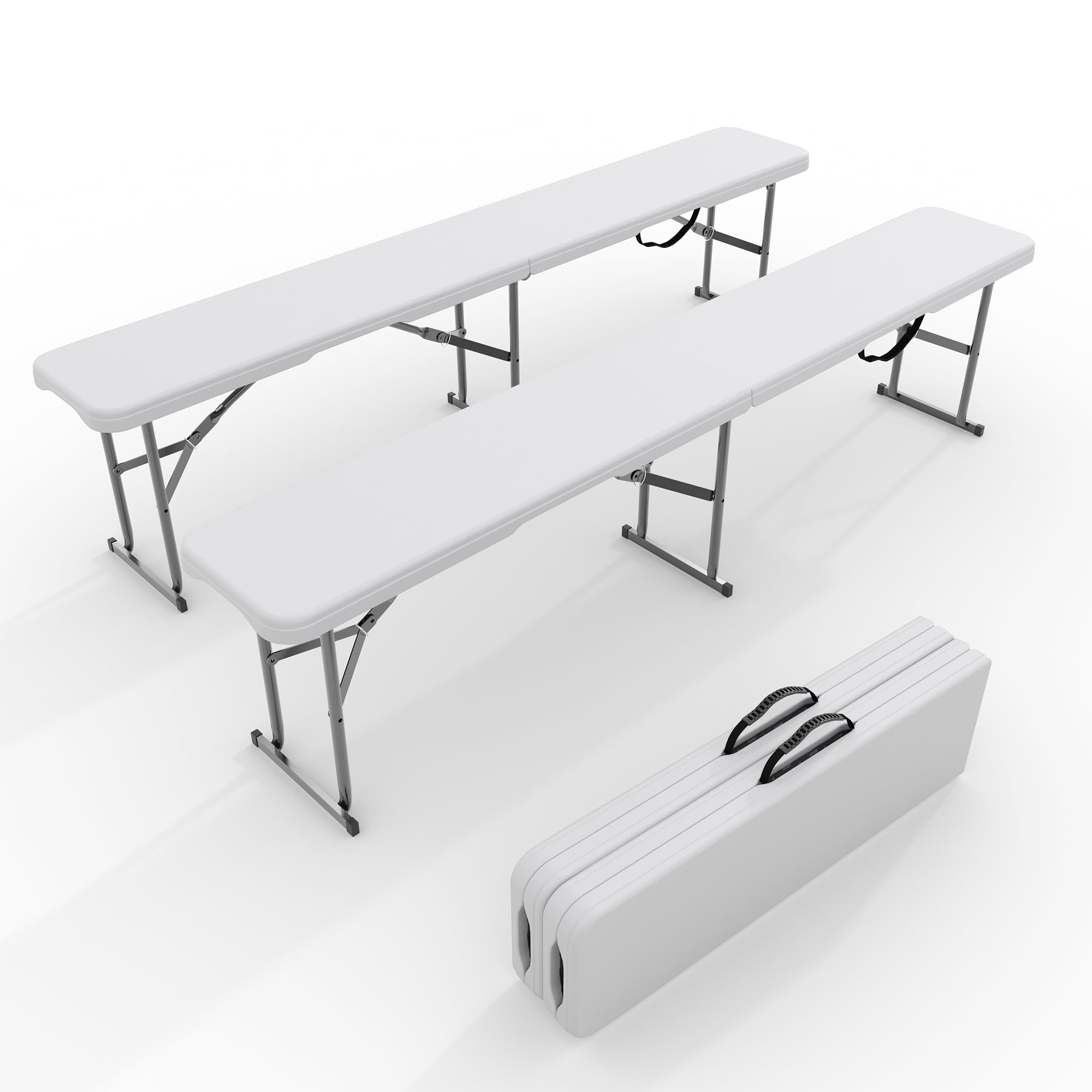 2-Pack 6ft Folding Outdoor Ben - Outdoor Furniture Diy 评论和价格