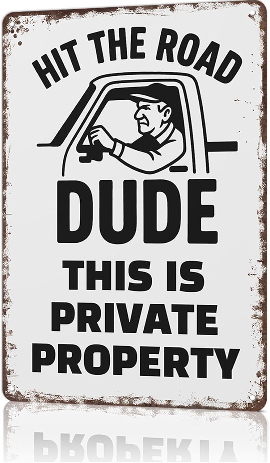 No Trespassing Signs Hit The R - Outdoor Furniture Metal 评论和价格