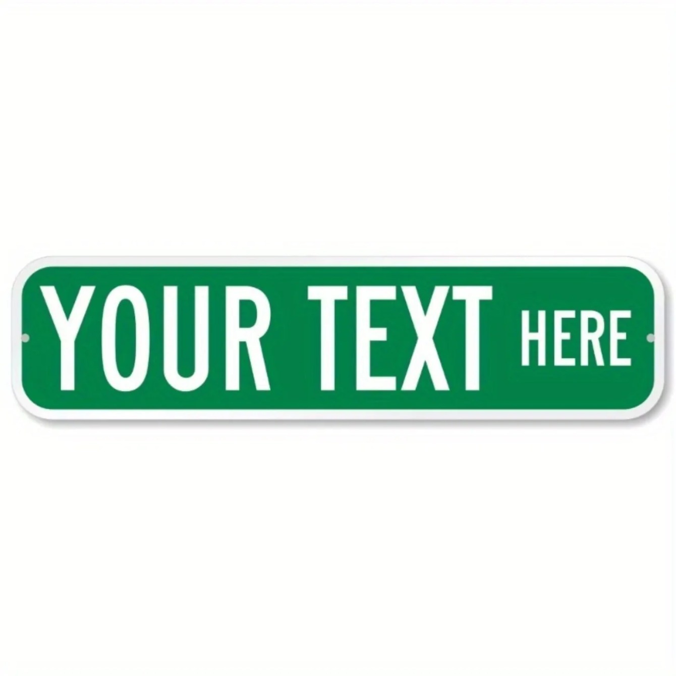 Personalized Green Street Sign - Outdoor Furniture Metal 评论和价格