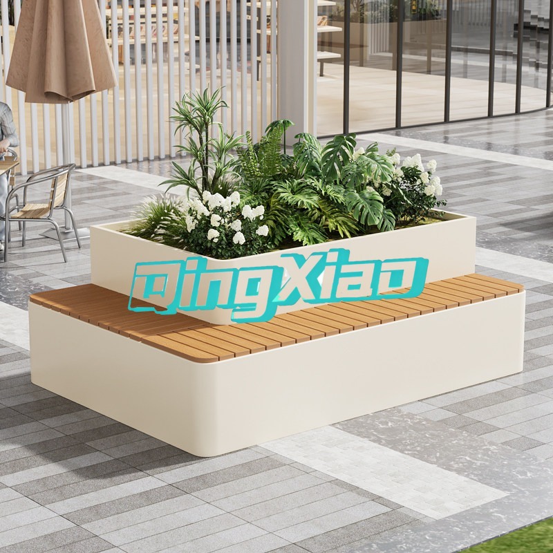 Outdoor Bench With Built In Pl - Outdoor Furniture Metal Chairs 评论和价格
