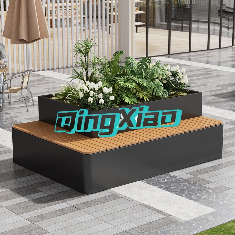 Outdoor Bench With Built In Pl - Outdoor Furniture Metal Chairs 评论和价格